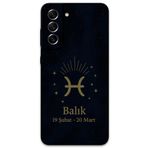 Gramaphone Galaxy S21 FE ile Uyumlu Balık Burcu Desenli Telefon Kılıfı + Ekran Koruyucu - 5779