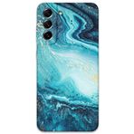 Gramaphone Galaxy S21 FE ile Uyumlu Mermer Desenli Telefon Kılıfı + Ekran Koruyucu - 5818