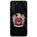 Gramaphone Galaxy S21 FE ile Uyumlu Türk Desenli Telefon Kılıfı + Ekran Koruyucu - 5855
