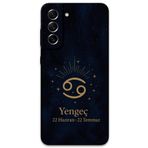 Gramaphone Galaxy S21 FE ile Uyumlu Yengeç Burcu Desenli Telefon Kılıfı + Ekran Koruyucu - 5771