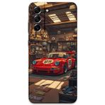 Gramaphone Galaxy S21 Fe Uyumlu Araba Desenli Telefon Kılıfı + Ekran Koruyucu - 5759