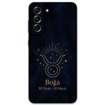 Gramaphone Galaxy S21 Fe Uyumlu Boğa Burcu Desenli Telefon Kılıfı + Ekran Koruyucu - 5769
