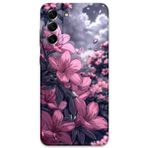 Gramaphone Galaxy S21 Fe Uyumlu Çiçek Desenli Telefon Kılıfı + Ekran Koruyucu - 5796