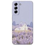 Gramaphone Galaxy S21 Fe Uyumlu Çiçek Desenli Telefon Kılıfı + Ekran Koruyucu - 5800