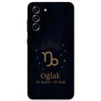 Gramaphone Galaxy S21 Fe Uyumlu Oğlak Burcu Desenli Telefon Kılıfı + Ekran Koruyucu - 5777