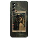 Gramaphone Galaxy S21 Fe Uyumlu Retro Desenli Telefon Kılıfı + Ekran Koruyucu - 5846