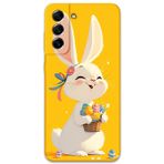 Gramaphone Galaxy S21 Fe Uyumlu Tavşan Desenli Telefon Kılıfı + Ekran Koruyucu - 5807