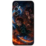 Gramaphone Galaxy S24 Plus ile Uyumlu Anime Desenli Telefon Kılıfı + Ekran Koruyucu - 5745
