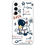 Gramaphone Galaxy S24 Plus ile Uyumlu Astronot Desenli Telefon Kılıfı + Ekran Koruyucu - 5858