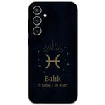 Gramaphone Galaxy S24 Plus ile Uyumlu Balık Burcu Desenli Telefon Kılıfı + Ekran Koruyucu - 5779