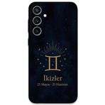 Gramaphone Galaxy S24 Plus ile Uyumlu İkizler Burcu Desenli Telefon Kılıfı + Ekran Koruyucu - 5770
