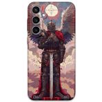 Gramaphone Galaxy S24 Plus ile Uyumlu Retro Desenli Telefon Kılıfı + Ekran Koruyucu - 5837