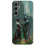 Gramaphone Galaxy S24 Plus ile Uyumlu Retro Desenli Telefon Kılıfı + Ekran Koruyucu - 5839
