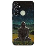 Gramaphone Galaxy S24 Plus ile Uyumlu Retro Desenli Telefon Kılıfı + Ekran Koruyucu - 5844
