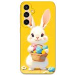 Gramaphone Galaxy S24 Plus ile Uyumlu Tavşan Desenli Telefon Kılıfı + Ekran Koruyucu - 5806
