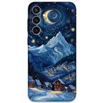 Gramaphone Galaxy S24 Plus ile Uyumlu Uzay Desenli Telefon Kılıfı + Ekran Koruyucu - 5857