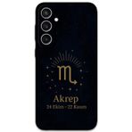 Gramaphone Galaxy S24 Plus Uyumlu Akrep Burcu Desenli Telefon Kılıfı + Ekran Koruyucu - 5775