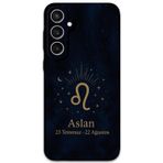 Gramaphone Galaxy S24 Plus Uyumlu Aslan Burcu Desenli Telefon Kılıfı + Ekran Koruyucu - 5772
