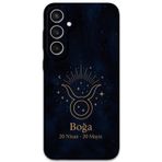Gramaphone Galaxy S24 Plus Uyumlu Boğa Burcu Desenli Telefon Kılıfı + Ekran Koruyucu - 5769