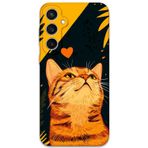 Gramaphone Galaxy S24 Plus Uyumlu Kedi Desenli Telefon Kılıfı + Ekran Koruyucu - 5783