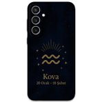 Gramaphone Galaxy S24 Plus Uyumlu Kova Burcu Desenli Telefon Kılıfı + Ekran Koruyucu - 5778