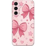 Gramaphone Galaxy S24 Plus Uyumlu Kurdele Desenli Telefon Kılıfı + Ekran Koruyucu - 5803