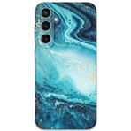 Gramaphone Galaxy S24 Plus Uyumlu Mermer Desenli Telefon Kılıfı + Ekran Koruyucu - 5818