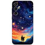 Gramaphone Galaxy S24 Plus Uyumlu Uzay Desenli Telefon Kılıfı + Ekran Koruyucu - 5863