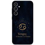 Gramaphone Galaxy S24 Plus Uyumlu Yengeç Burcu Desenli Telefon Kılıfı + Ekran Koruyucu - 5771