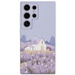 Gramaphone Galaxy S24 Ultra ile Uyumlu Çiçek Desenli Telefon Kılıfı + Ekran Koruyucu - 5800