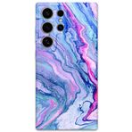 Gramaphone Galaxy S24 Ultra ile Uyumlu Mermer Desenli Telefon Kılıfı + Ekran Koruyucu - 5816