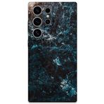 Gramaphone Galaxy S24 Ultra ile Uyumlu Mermer Desenli Telefon Kılıfı + Ekran Koruyucu - 5819