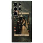 Gramaphone Galaxy S24 Ultra ile Uyumlu Retro Desenli Telefon Kılıfı + Ekran Koruyucu - 5846