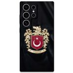 Gramaphone Galaxy S24 Ultra ile Uyumlu Türk Desenli Telefon Kılıfı + Ekran Koruyucu - 5855