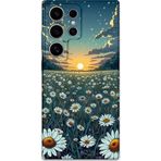 Gramaphone Galaxy S24 Ultra Uyumlu Çiçek Desenli Telefon Kılıfı + Ekran Koruyucu - 5792