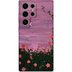 Gramaphone Galaxy S24 Ultra Uyumlu Çiçek Desenli Telefon Kılıfı + Ekran Koruyucu - 5793