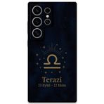 Gramaphone Galaxy S24 Ultra Uyumlu Terazi Burcu Desenli Telefon Kılıfı + Ekran Koruyucu - 5774