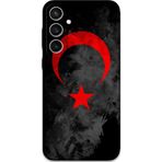 Gramaphone Galaxy S24 Uyumlu Türk Bayrağı Desenli Telefon Kılıfı + Ekran Koruyucu - 5852