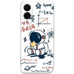 Gramaphone Galaxy S25 Edge ile Uyumlu Astronot Desenli Telefon Kılıfı + Ekran Koruyucu - 5858