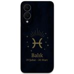 Gramaphone Galaxy S25 Edge ile Uyumlu Balık Burcu Desenli Telefon Kılıfı + Ekran Koruyucu - 5779
