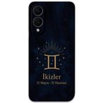 Gramaphone Galaxy S25 Edge ile Uyumlu İkizler Burcu Desenli Telefon Kılıfı + Ekran Koruyucu - 5770