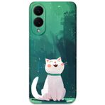 Gramaphone Galaxy S25 Edge ile Uyumlu Kedi Desenli Telefon Kılıfı + Ekran Koruyucu - 5781