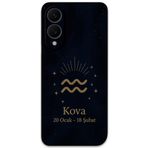 Gramaphone Galaxy S25 Edge ile Uyumlu Kova Burcu Desenli Telefon Kılıfı + Ekran Koruyucu - 5778