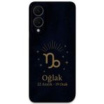 Gramaphone Galaxy S25 Edge ile Uyumlu Oğlak Burcu Desenli Telefon Kılıfı + Ekran Koruyucu - 5777