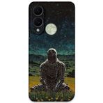 Gramaphone Galaxy S25 Edge ile Uyumlu Retro Desenli Telefon Kılıfı + Ekran Koruyucu - 5844