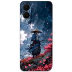 Gramaphone Galaxy S25 Edge ile Uyumlu Samuray Desenli Telefon Kılıfı + Ekran Koruyucu - 5825