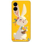 Gramaphone Galaxy S25 Edge ile Uyumlu Tavşan Desenli Telefon Kılıfı + Ekran Koruyucu - 5807
