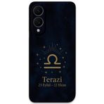 Gramaphone Galaxy S25 Edge ile Uyumlu Terazi Burcu Desenli Telefon Kılıfı + Ekran Koruyucu - 5774