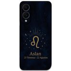 Gramaphone Galaxy S25 Edge Uyumlu Aslan Burcu Desenli Telefon Kılıfı + Ekran Koruyucu - 5772