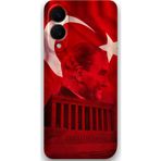 Gramaphone Galaxy S25 Edge Uyumlu Atatürk Desenli Telefon Kılıfı + Ekran Koruyucu - 5848